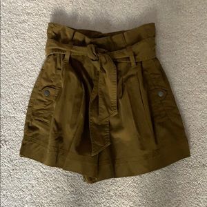 Top Shop paper bag shorts